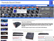 Tablet Screenshot of formulasounddirect.com